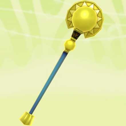 Miitopia Cleric Golden Staff