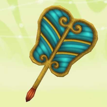Miitopia Princess Banana Leaf Fan