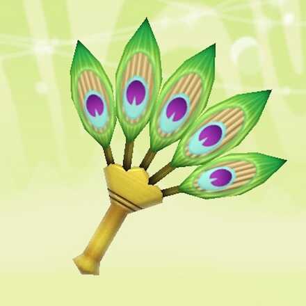 Miitopia Princess Peacock Fan