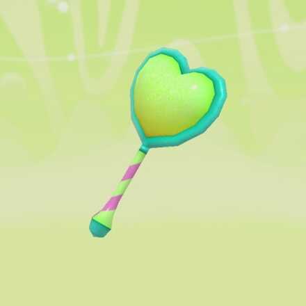 Miitopia Mage Green Heart Wand