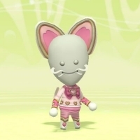 Miitopia Cat Heart Cat Suit