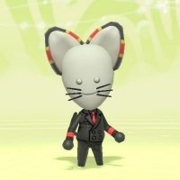 Miitopia Cat Stationmaster Cat Suit
