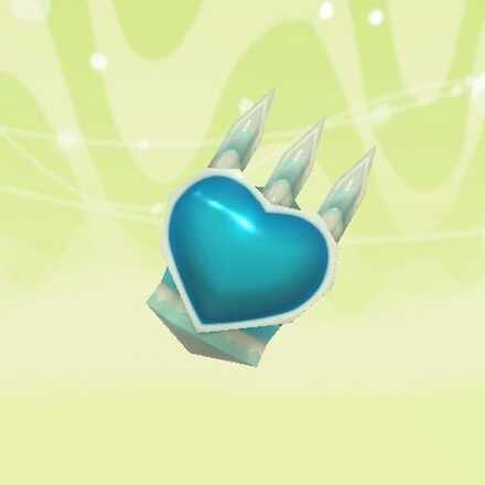 Miitopia Cat Blue Heart Claws