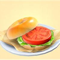 Tomato Bagel Sandwich