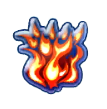 Burning Sticker B Image