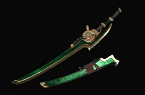 MH Rise Sunbreak - Antique Machina LS Long Sword Layered Weapon Image