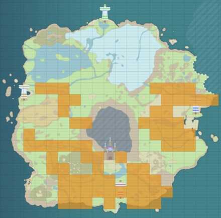 Chewtle Location Map