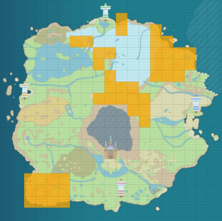 Gallade Location Map