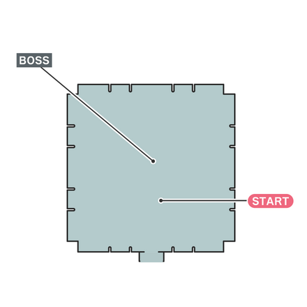 100 Shinra Troops Map