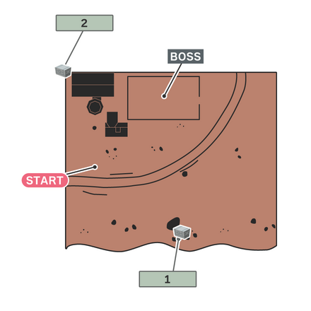 Approaching the Outskirts Map