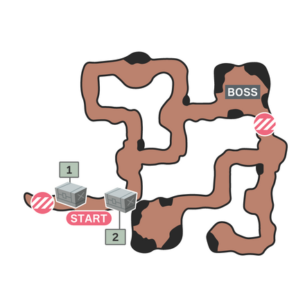 Investigation of the Caverns Map