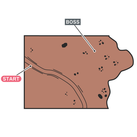 World of Monsters Map