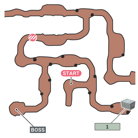 The Sealed Cavern Map