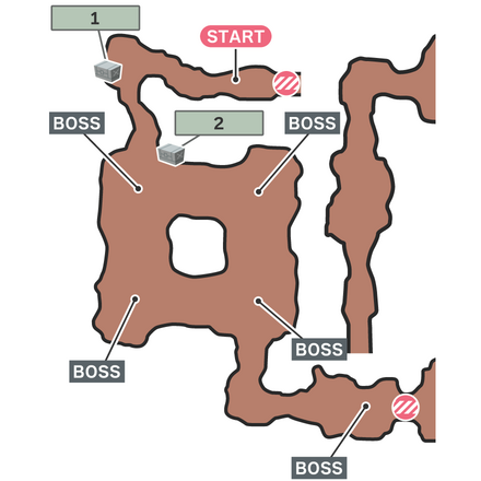 The Five Saints of Wutai Map