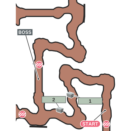 Items in the Coal Mines II Map