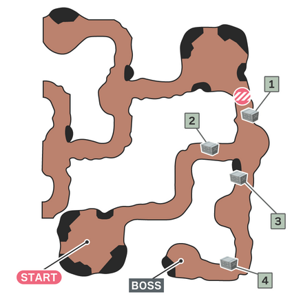 Underground Caves Map