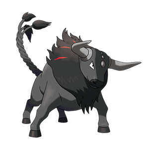 Paldean Tauros (Fighting/Fire Form) Image