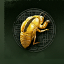 Golden Cicada Shell Image