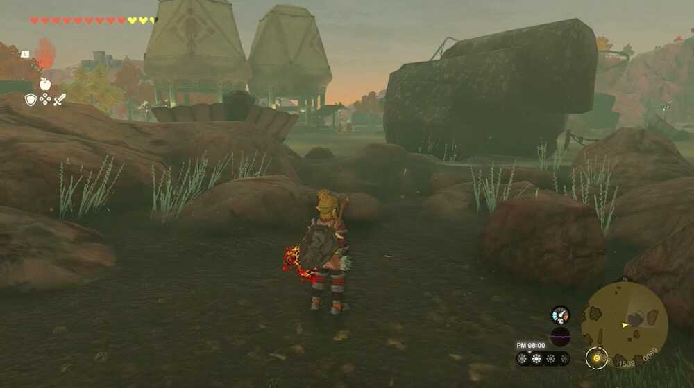 Zelda Totk - Construction Site Cave West Entrance