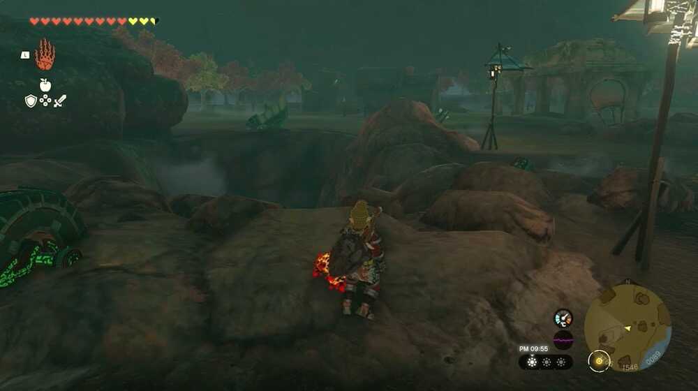 Zelda Totk - Construction Site Cave East Entrance