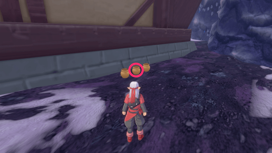 Pot Behind the Laboratorium Mini Medal Location