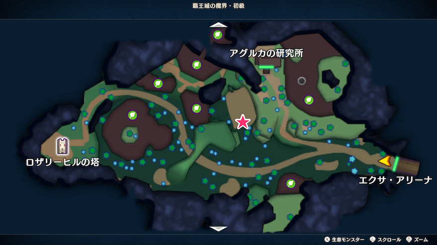 Lumbering Lizard Location Map size:880x587