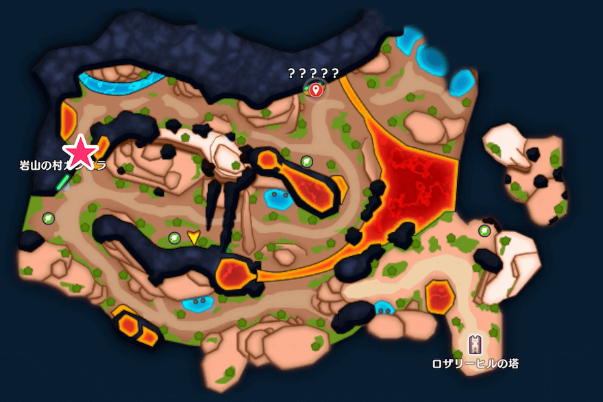 Green Dragon Location Map size:880x587