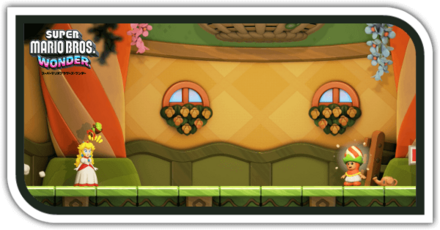 Super Mario Wonder -  Badge House in Pipe-Rock Plateau