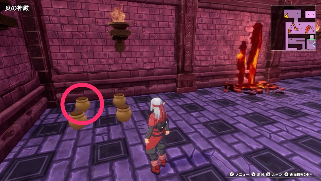 Northwest Corner at Sepulchre of Flame Mini Medal Location