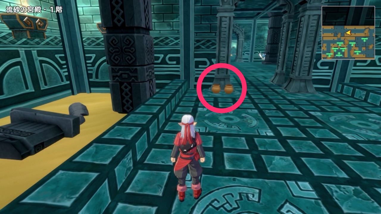 Small Room at the North in the 1F Mini Medal Location