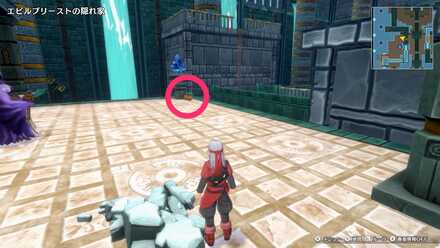 Near the West Water Switch Mini Medal Location