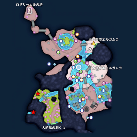 Cauldragon Location Map size:880x587