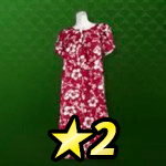 Classic Hibiscus Short Muu Muu