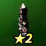 Floral Bird of Paradise Long Dress